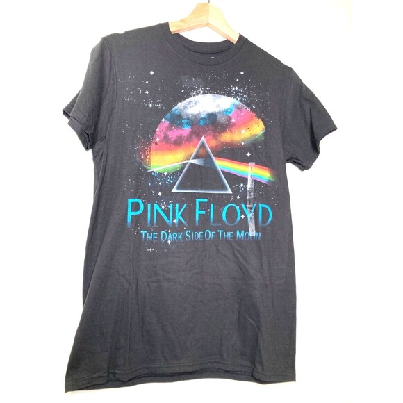 Pink Floyd Dark Side Of The Moon Graphic Printed T-Shirt Rainbow Size Small NWT - Picture 1 of 6